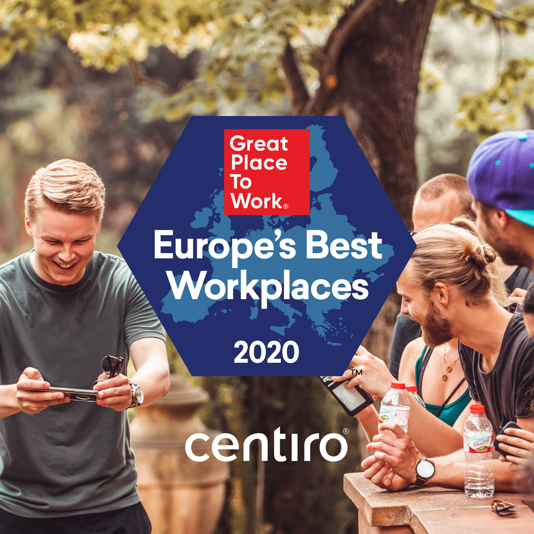 Centiro placed on Europe's Best Workplaces list 2020